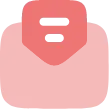 Icône email ouvert communication