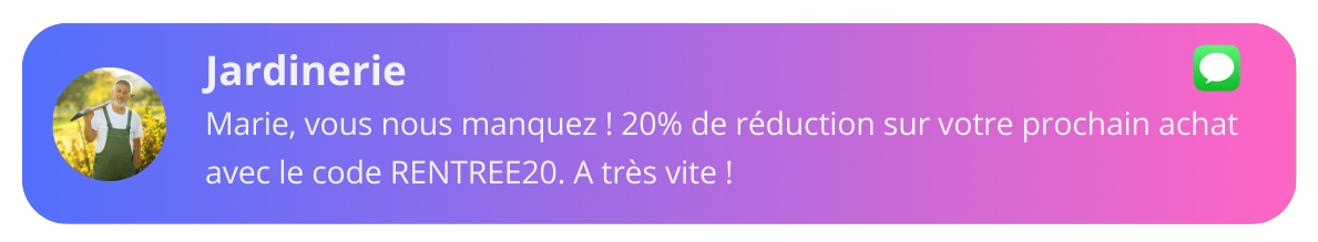 Relancez vos clients dormants