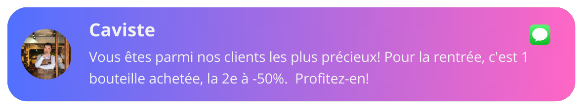 Proposez des offres exclusives