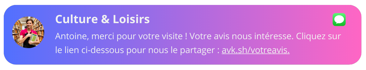 Utilisez des liens courts